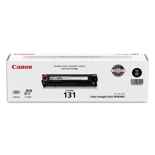 Canon 131 Black Toner Cartridge, High Yield (6273B001)
