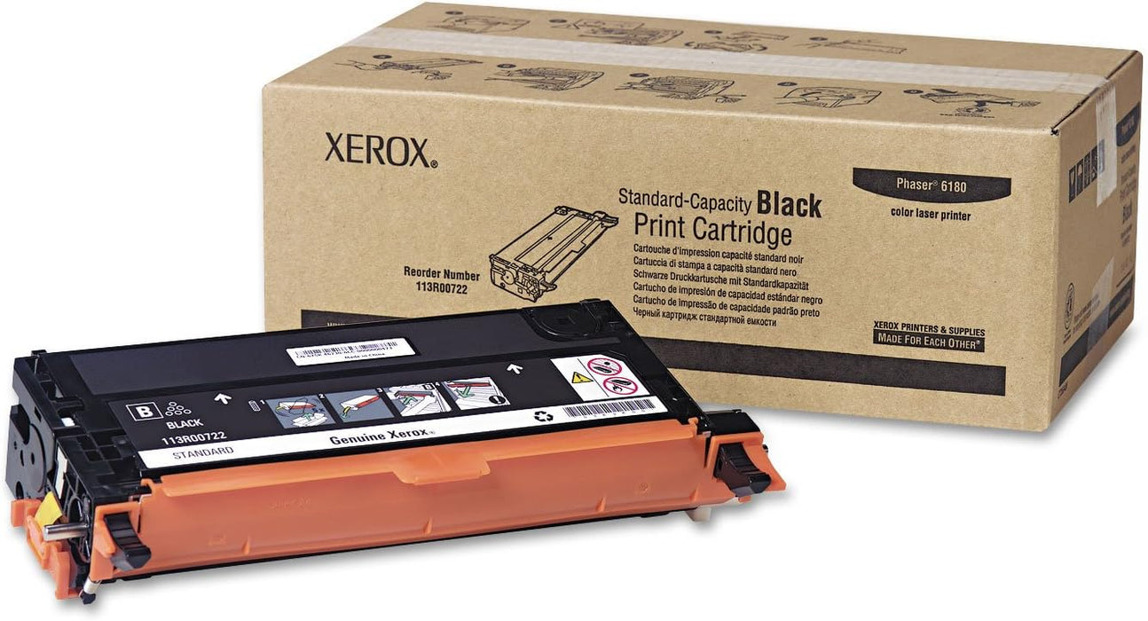 Xerox 113R00722 Phaser 6180 Black Standard Capacity Print Cartridge
