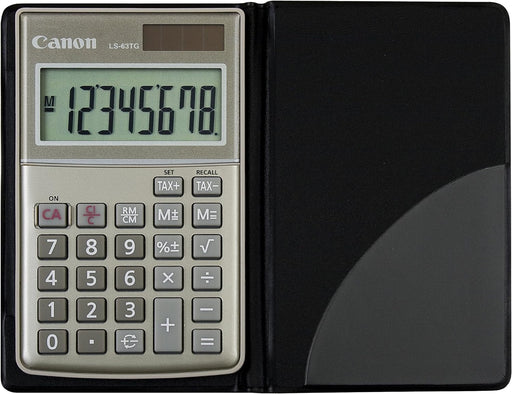 Canon 1076B002 LS-63TG 8-digit pocket size calculator with Tax Functions