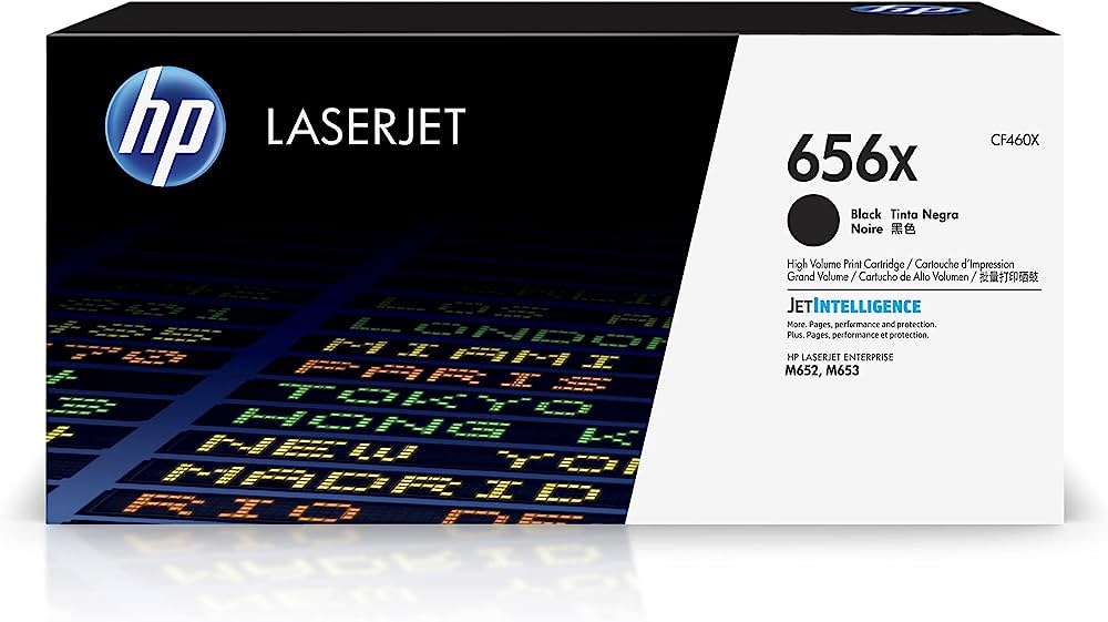 HP 656X Black LaserJet Toner Cartridge CF460X
