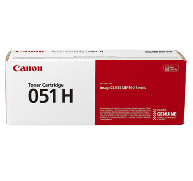 Canon 051H 2169C001 Original Black Toner Cartridge High Yield