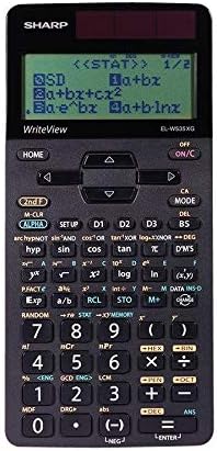 Sharp ELW535XGBWH Write View 422 Function 16 Digit Scientific Calculator, Black