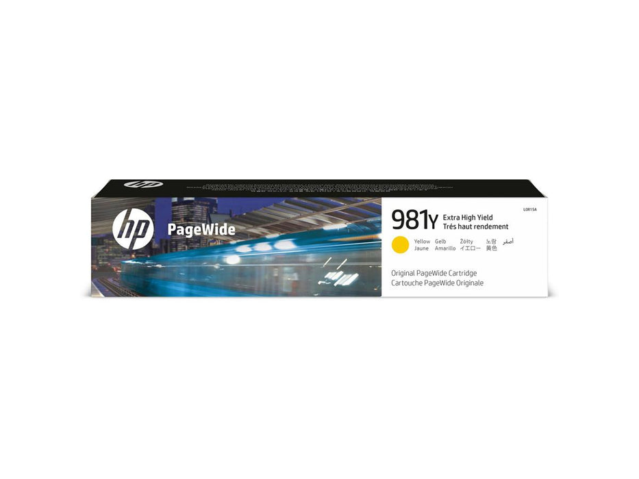 HP 981Y Extra High Yield Yellow Original PageWide Cartridge (L0R15A)