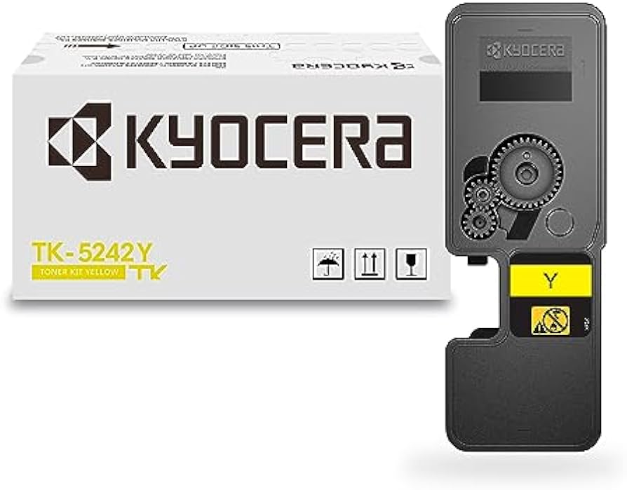Kyocera Mita TK-5242Y 1T02R7AUS0 Original Yellow Toner Cartridge