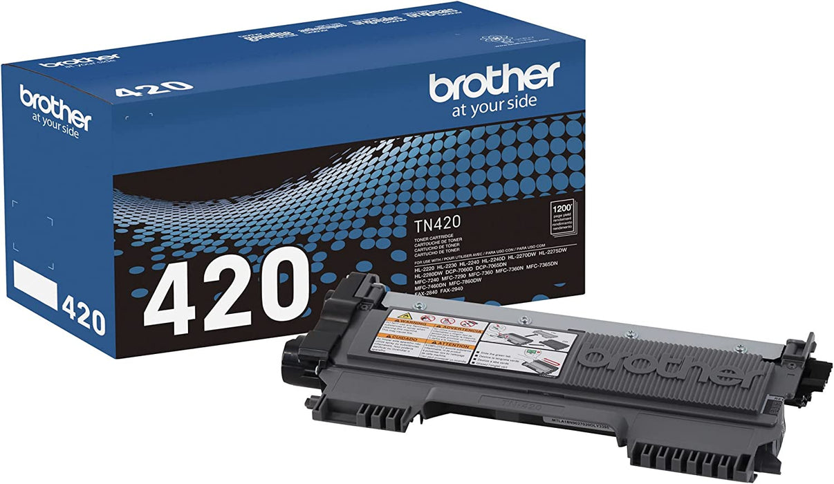 Brother TN420 Standard-Yield Black Toner Cartridge