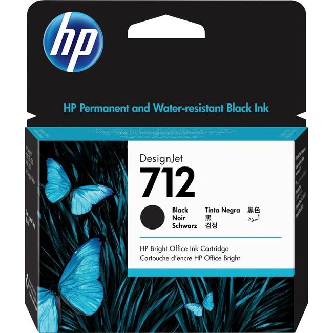 HP 712 80ml Black Ink Cartridge