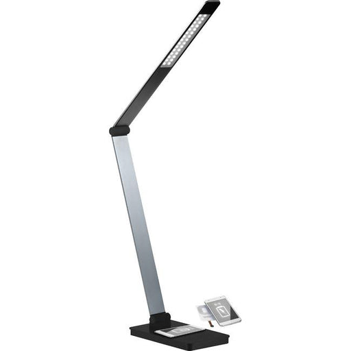 Royal Sovereign Dual Pivot LED Desk Lamp w/USB & Qi Charging