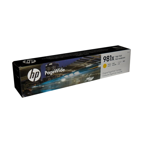 L0R11A HP #981X YELLOW HIGH YIELD PAGEWIDE FOR 556DN/586DN