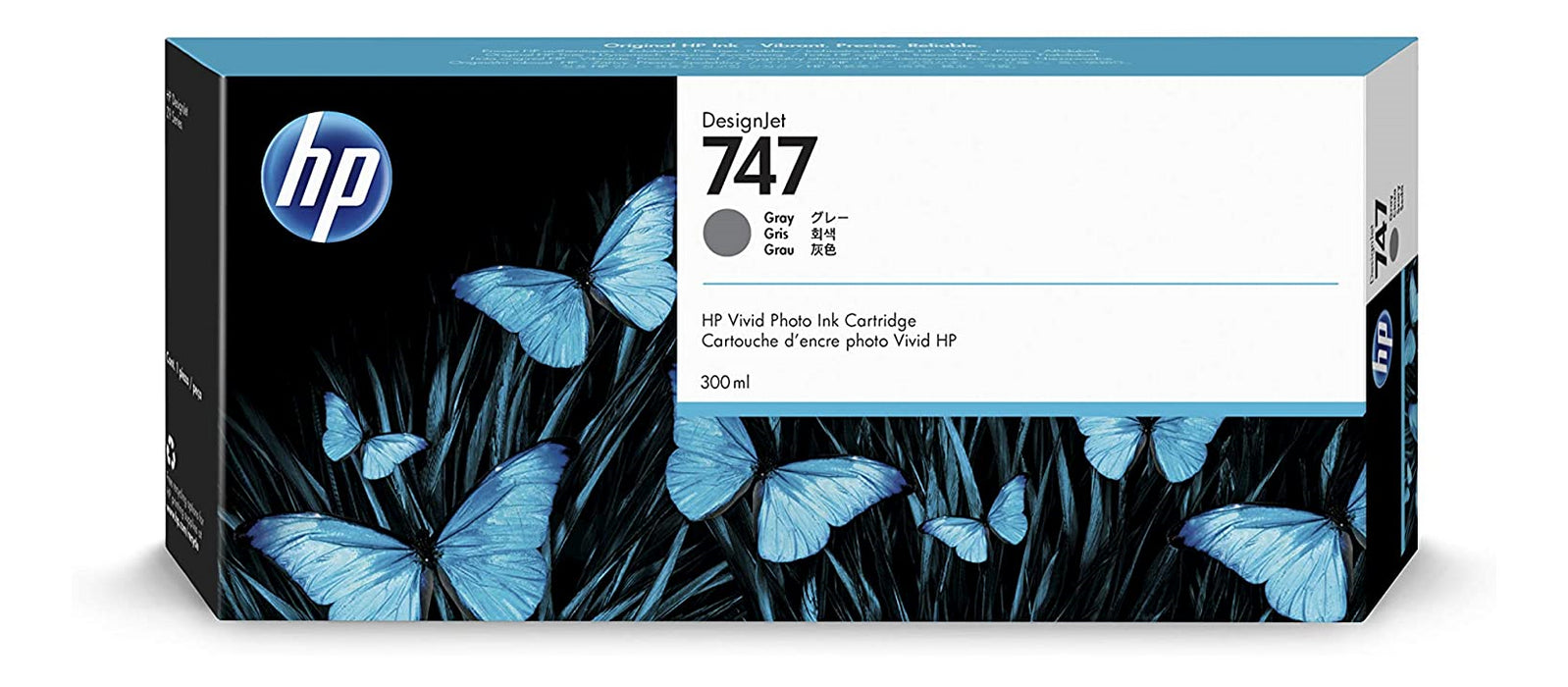 P2V86A HP #747 300 ml Gray Ink Crtg