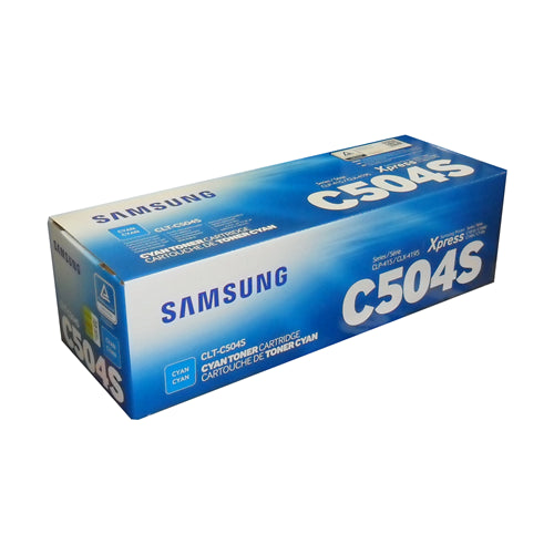 Samsung CLT-C504S Cyan Toner Cartridge (SU029A)
