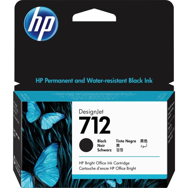 HP 712 38ml Black Ink Cartridge