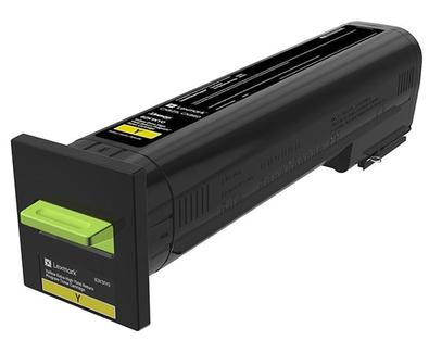 Lexmark CX825, CX860 Yellow Extra High Yield Return Program Toner Cartridge (82K1XY0)