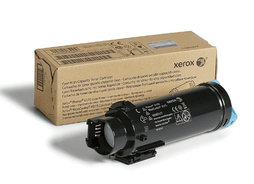 Genuine Xerox High Capacity Toner, Cyan Phaser 6510, 6515