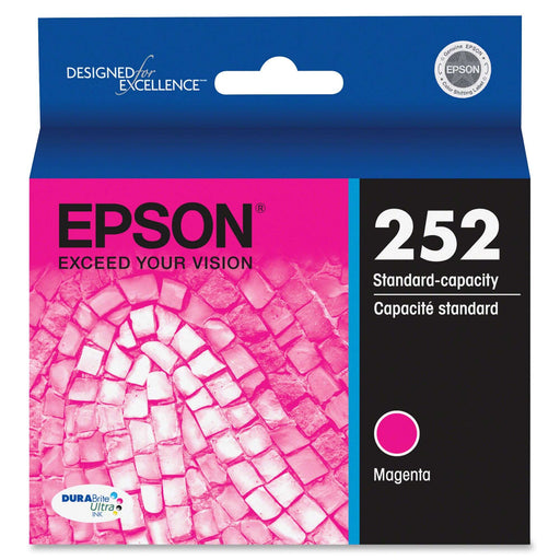 Epson 252 Magenta Ink Cartridge, Standard Capacity (T252320)