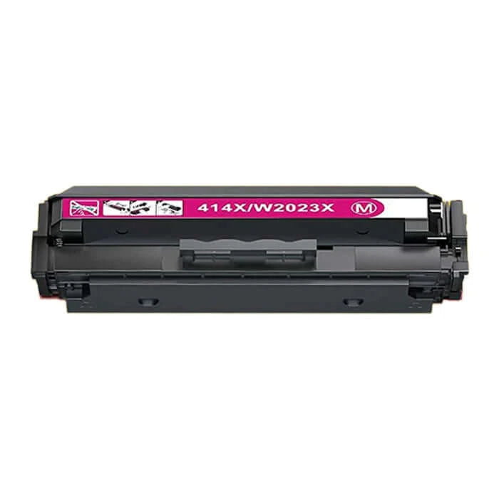 Inks N Stuff Remanufactured Alternative for HP 414X W2023X Magenta Toner Cartridge High Yield - With Chip